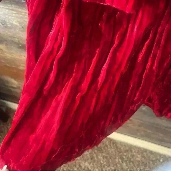 Vintage Sharon Young Velvet Set Beautiful Red - Picture 3 of 10